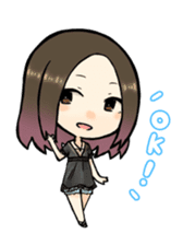 Hara Yumi's MaruMaru Radio Stamp sticker #83349