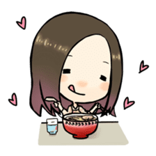 Hara Yumi's MaruMaru Radio Stamp sticker #83351