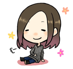 Hara Yumi's MaruMaru Radio Stamp sticker #83352