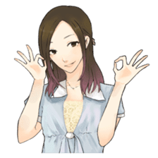 Hara Yumi's MaruMaru Radio Stamp sticker #83353