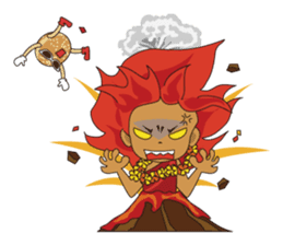 Hula Lehua Hawaiian sticker sticker #83366