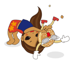 Hula Lehua Hawaiian sticker sticker #83368