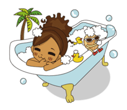 Hula Lehua Hawaiian sticker sticker #83385