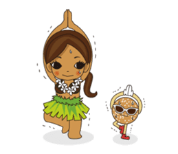 Hula Lehua Hawaiian sticker sticker #83391