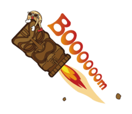 Hula Lehua Hawaiian sticker sticker #83392