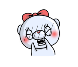 metal bear sticker #83400