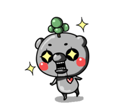 metal bear sticker #83403