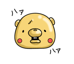 metal bear sticker #83411