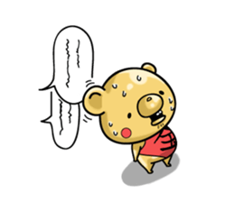 metal bear sticker #83412