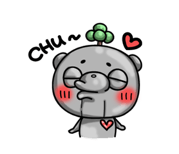 metal bear sticker #83414