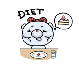 metal bear sticker #83416