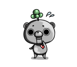 metal bear sticker #83423