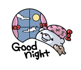 metal bear sticker #83425