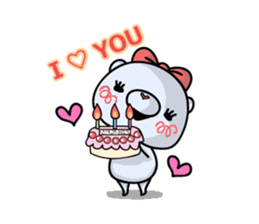 metal bear sticker #83433