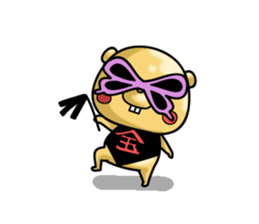 metal bear sticker #83434