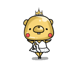 metal bear sticker #83435