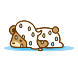 CREAM BABY BEAR sticker #83572