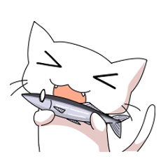 White Cat mew mew mew