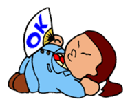 Pooo-yan. sticker #83923