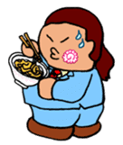 Pooo-yan. sticker #83928