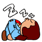 Pooo-yan. sticker #83929