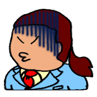 Pooo-yan. sticker #83941