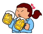 Pooo-yan. sticker #83943