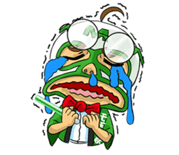 "mononofu" urya! oi! urya! oi! sticker #84177