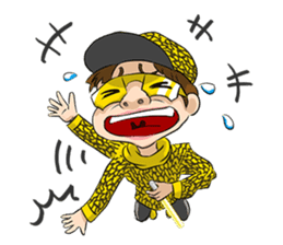 "mononofu" urya! oi! urya! oi! sticker #84179