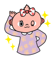 UFO man & UFO girl sticker #84637