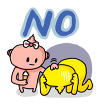 UFO man & UFO girl sticker #84639