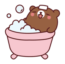 Mr. bear ice cream sticker #84848