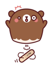 Mr. bear ice cream sticker #84854
