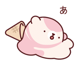 Mr. bear ice cream sticker #84873