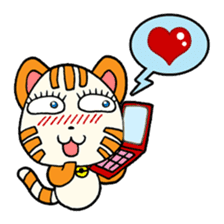 Cat and Dog dating sticker #84877