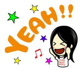 LOVE & MUSIC & PEACE !! sticker #85245