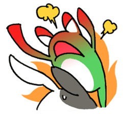 Lazy rabbit sticker #85352