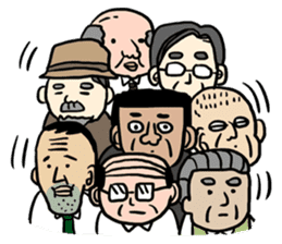 Ojisan Sticker sticker #85836