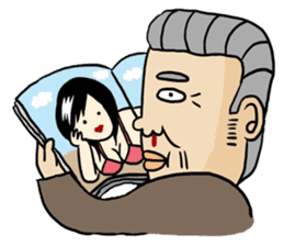 Ojisan Sticker sticker #85844