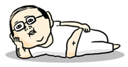 Ojisan Sticker sticker #85851