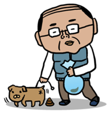 Ojisan Sticker sticker #85860