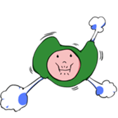 bean's boy sticker #86046