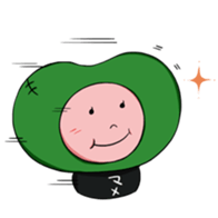 bean's boy sticker #86047