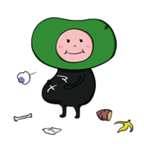 bean's boy sticker #86071