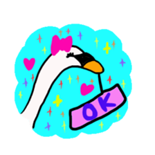 BABU series NO.2 SWAN sticker #86316