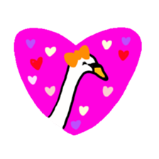 BABU series NO.2 SWAN sticker #86325