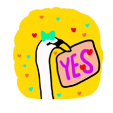 BABU series NO.2 SWAN sticker #86331