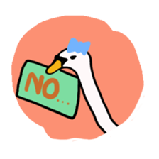 BABU series NO.2 SWAN sticker #86332