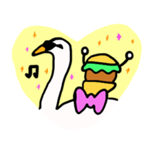 BABU series NO.2 SWAN sticker #86333