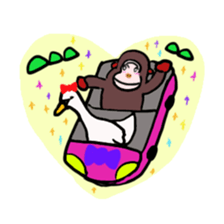 BABU series NO.2 SWAN sticker #86345